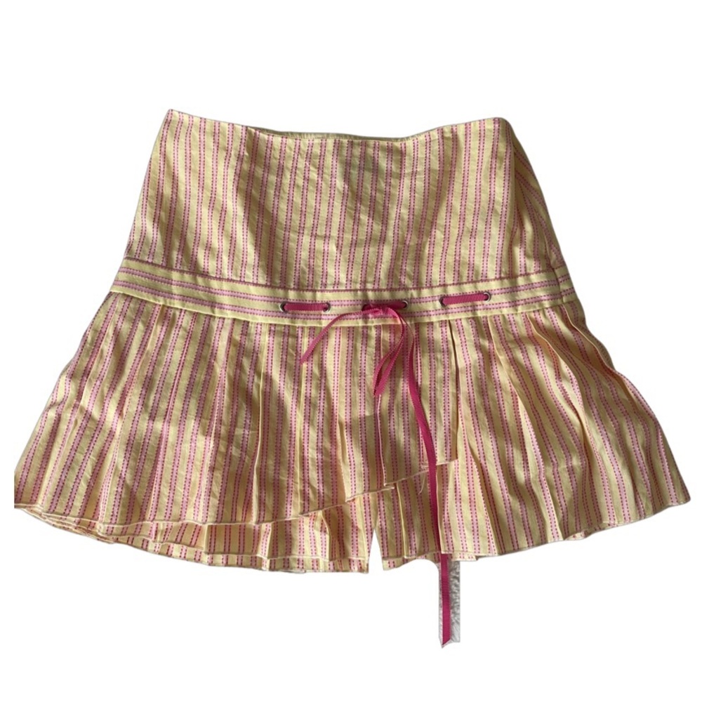 vintage pleated mini skirt y2k